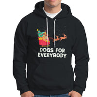 Dogs For Everybody Christmas Sleigh Funny Xmas Hoodie - Wonder Print Shop