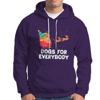 Dogs For Everybody Christmas Sleigh Funny Xmas Hoodie - Wonder Print Shop