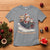 Cat Sleigh Meowy Christmas Holiday Santa Hat T Shirt - Wonder Print Shop