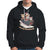 Cat Sleigh Meowy Christmas Holiday Santa Hat Hoodie - Wonder Print Shop