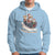 Cat Sleigh Meowy Christmas Holiday Santa Hat Hoodie - Wonder Print Shop