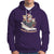 Cat Sleigh Meowy Christmas Holiday Santa Hat Hoodie - Wonder Print Shop