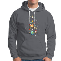 Funny Solar System Space Planets Tree Christmas Hoodie - Wonder Print Shop