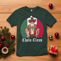 Cholo Claus Christmas Funny Mexican Santa Sombrero Feliz Navidad T Shirt - Wonder Print Shop