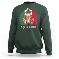 Cholo Claus Christmas Funny Mexican Santa Sombrero Feliz Navidad Sweatshirt - Wonder Print Shop