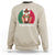 Cholo Claus Christmas Funny Mexican Santa Sombrero Feliz Navidad Sweatshirt - Wonder Print Shop