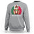 Cholo Claus Christmas Funny Mexican Santa Sombrero Feliz Navidad Sweatshirt - Wonder Print Shop