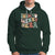 In My Merry Era Retro Groovy Christmas Santa Disco Ball Hoodie - Wonder Print Shop