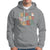 In My Merry Era Retro Groovy Christmas Santa Disco Ball Hoodie - Wonder Print Shop