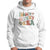 In My Merry Era Retro Groovy Christmas Santa Disco Ball Hoodie - Wonder Print Shop