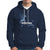 Freezing Season Christmas Reindeer Snowflake Hoodie - Wonder Print Shop