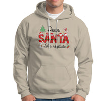 Dear Santa Let's Negotiate Christmas Holidays Hoodie - Wonder Print Shop