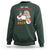 Can't Have Christmas Cheer Without Christmas Beer Santa Drinking Sweatshirt - Wonder Print Shop