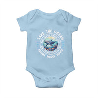 Earth Day Save The Ocean Humpback Whale Baby Onesie