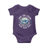 Earth Day Save The Ocean Humpback Whale Baby Onesie