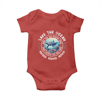 Earth Day Save The Ocean Humpback Whale Baby Onesie