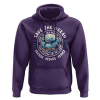 Earth Day Save The Ocean Humpback Whale Hoodie