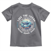 Earth Day Save The Ocean Humpback Whale Toddler T Shirt