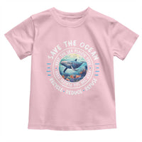 Earth Day Save The Ocean Humpback Whale Toddler T Shirt
