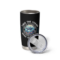 Earth Day Save The Ocean Humpback Whale Tumbler Cup