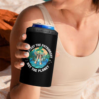 Destroy The Patriarchy Not The Planet Smash Patriarchy Feminist Earth Day 4 in 1 Can Cooler Tumbler