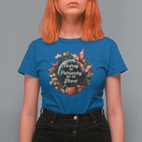 Feminist T Shirt For Women Destroy The Patriarchy Not The Planet Smash Patriarchy Earth Day - Wonder Print Shop