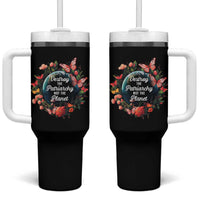 Feminist Tumbler With Handle Destroy The Patriarchy Not The Planet Smash Patriarchy Earth Day