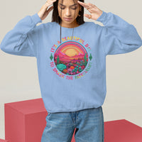 Feminist Sweatshirt It's A Beautiful Day To Smash The Patriarchy Rainbow - Wonder Print Shop