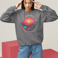 Feminist Sweatshirt It's A Beautiful Day To Smash The Patriarchy Rainbow - Wonder Print Shop