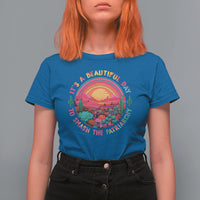 Feminist T Shirt For Women It's A Beautiful Day To Smash The Patriarchy Rainbow - Wonder Print Shop