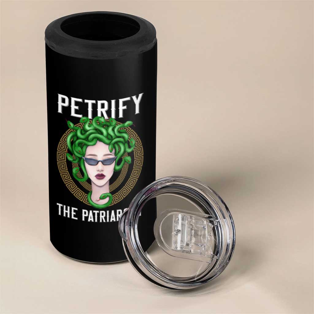 Feminist 4 in 1 Can Cooler Tumbler Petrify The Patriarchy Women's Rights Feminism