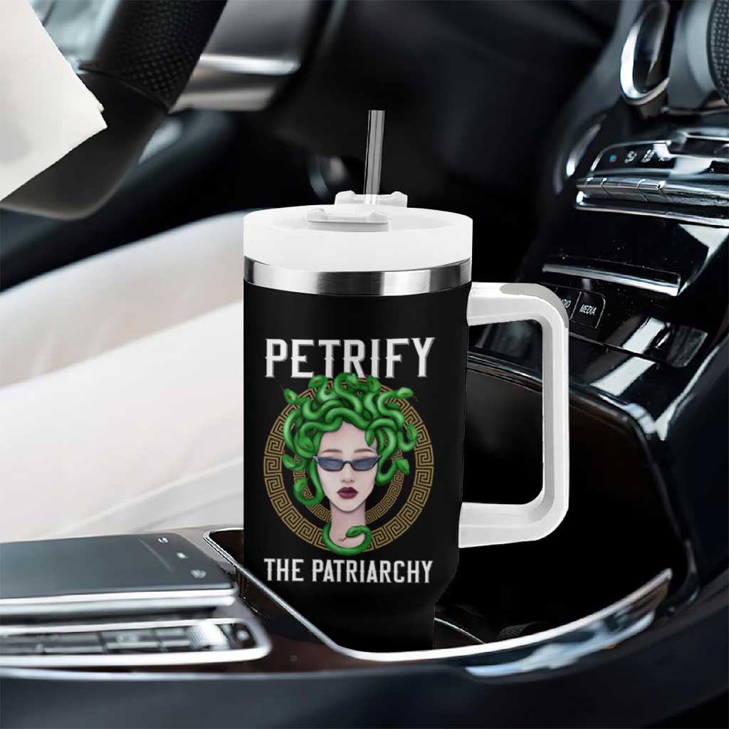 Feminist Tumbler With Handle Petrify The Patriarchy Women's Rights Feminism
