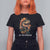 Eat The Patriarchy Feminist Dinosaur T Shirt For Women - Wonder Print Shop