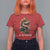 Eat The Patriarchy Feminist Dinosaur T Shirt For Women - Wonder Print Shop