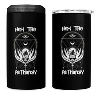 Hex The Patriarchy Feminist Witch Celestial Moon 4 in 1 Can Cooler Tumbler