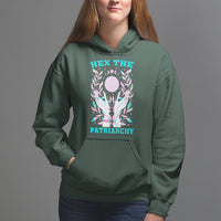 Feminist Witch Hoodie Hex The Patriarchy Celestial Moon - Wonder Print Shop
