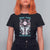 Feminist Witch T Shirt For Women Hex The Patriarchy Celestial Moon - Wonder Print Shop
