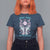 Feminist Witch T Shirt For Women Hex The Patriarchy Celestial Moon - Wonder Print Shop