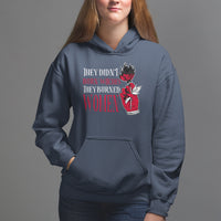 Feminist Witch Hoodie They Didn't Burn Witches They Burned Women Rose - Wonder Print Shop