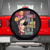 Women's Rights Spare Tire Cover Not Fragile Like A Flower Fragile Like A Bomb
