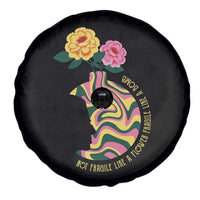 Not Fragile Like A Flower Fragile Like A Bomb Women's Rights RBG Ruth Bader Ginsburg Spare Tire Cover