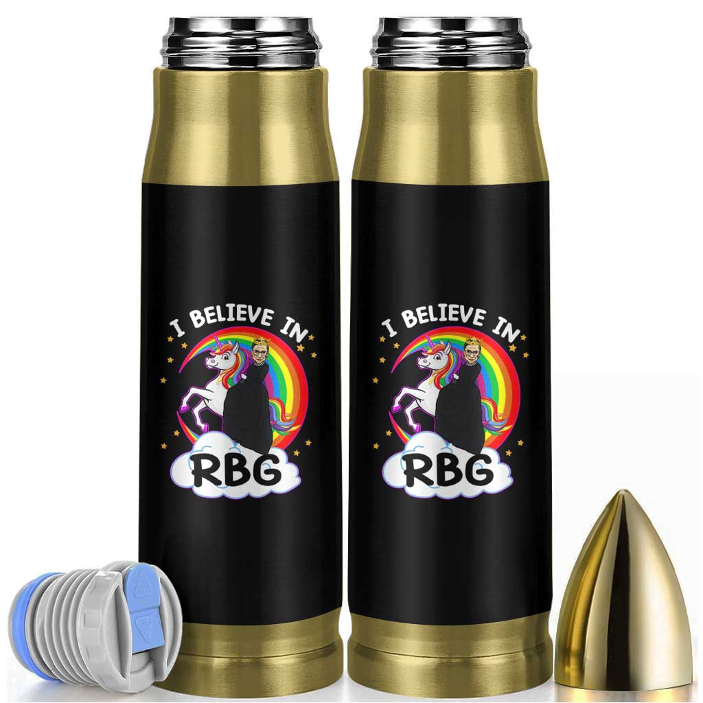 I Believe In RBG Unicorn Feminist Women's Rights Bullet Tumbler