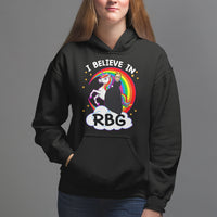 I Believe In RBG Unicorn Feminist Women's Rights Hoodie - Wonder Print Shop