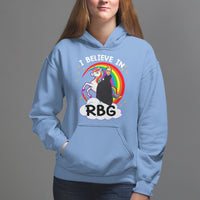 I Believe In RBG Unicorn Feminist Women's Rights Hoodie - Wonder Print Shop