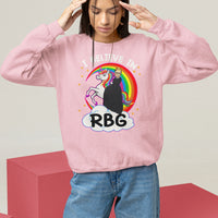 I Believe In RBG Unicorn Feminist Women's Rights Sweatshirt - Wonder Print Shop