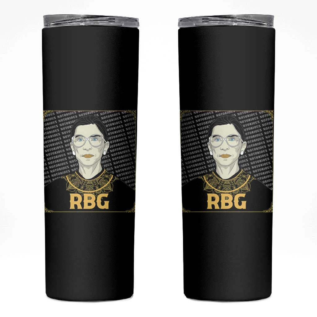 Feminist Skinny Tumbler Notorious RBG Ruth Bader Ginsburg Women's Rights