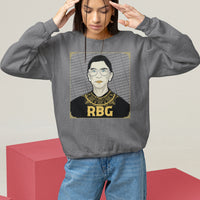 Feminist Sweatshirt Notorious RBG Ruth Bader Ginsburg Women's Rights - Wonder Print Shop