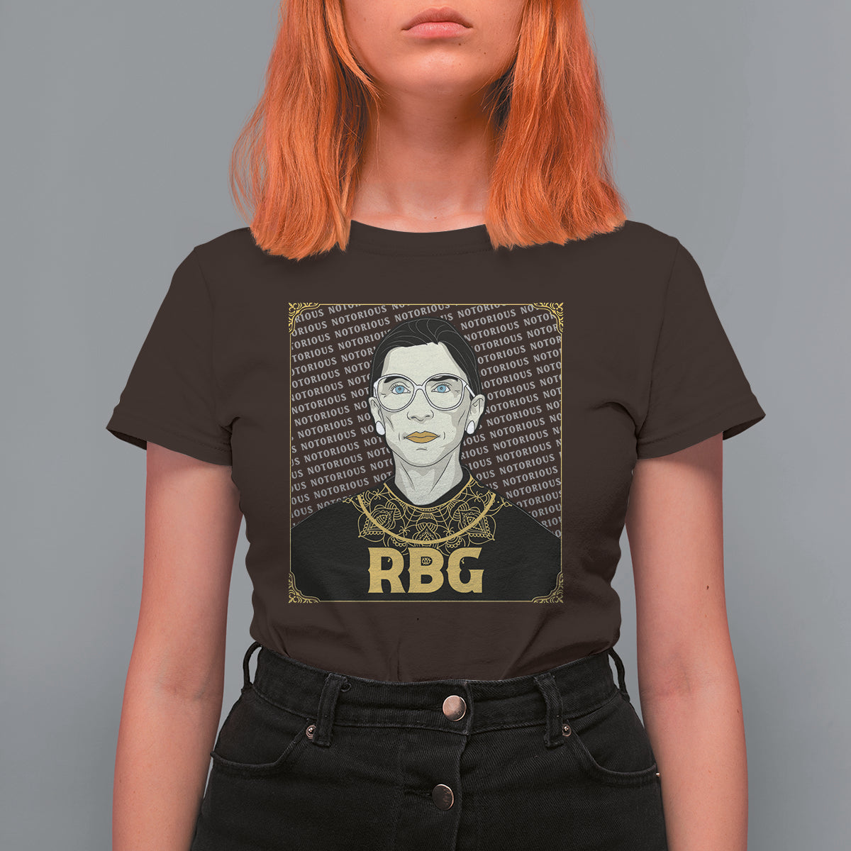 Feminist T Shirt For Women Notorious RBG Ruth Bader Ginsburg Women's Rights - Wonder Print Shop