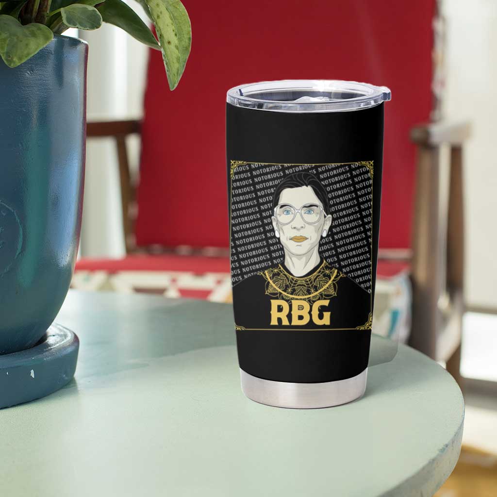 Feminist Tumbler Cup Notorious RBG Ruth Bader Ginsburg Women's Rights