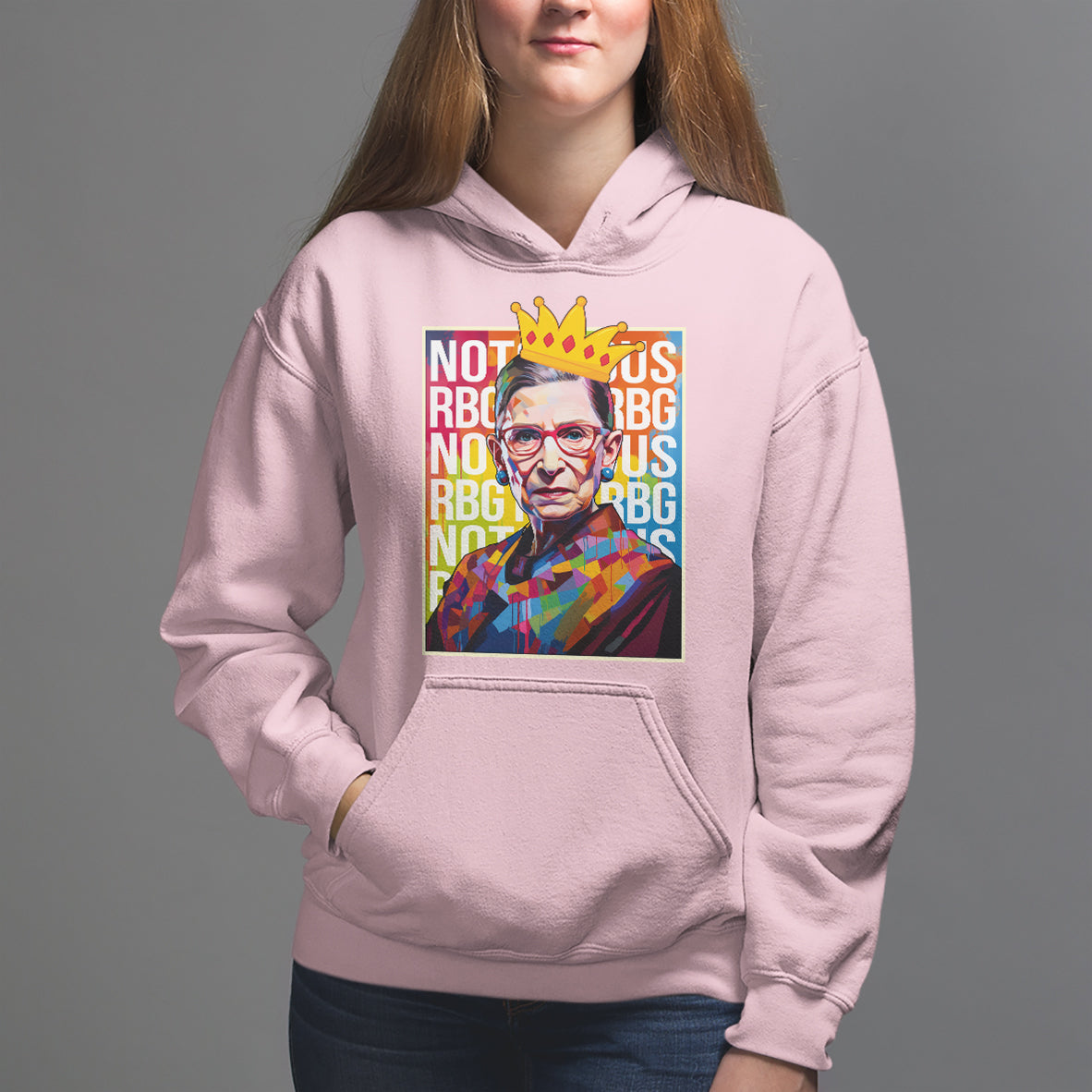 Women's Rights Hoodie Notorious RBG Ruth Bader Ginsburg Feminist - Wonder Print Shop